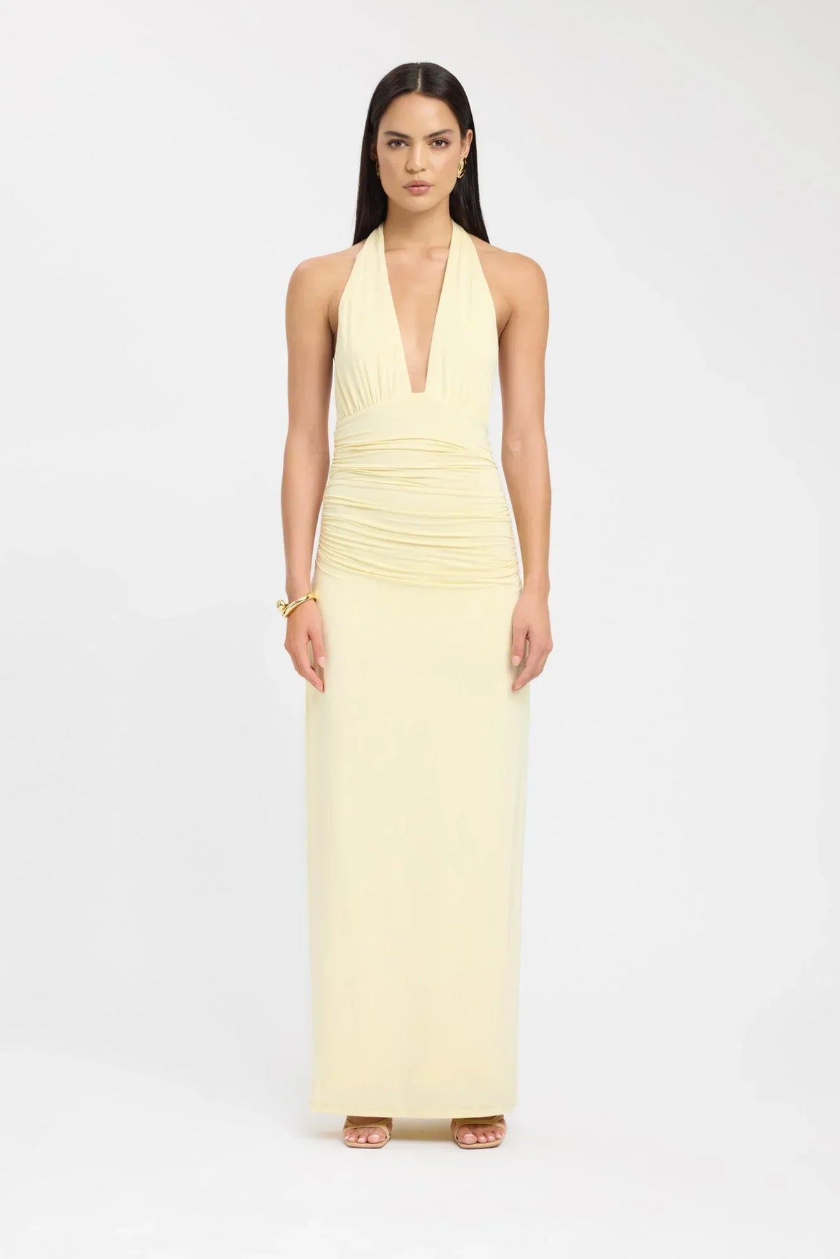 Cocktail Maxi Dress in Yellow – Nanna by Maravesse