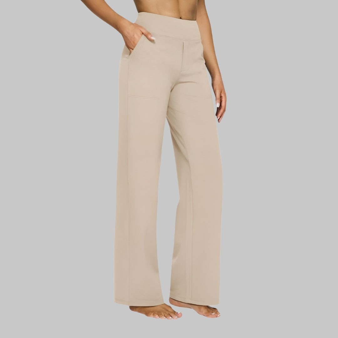 Trousers in Cream – Margaux by Maravesse