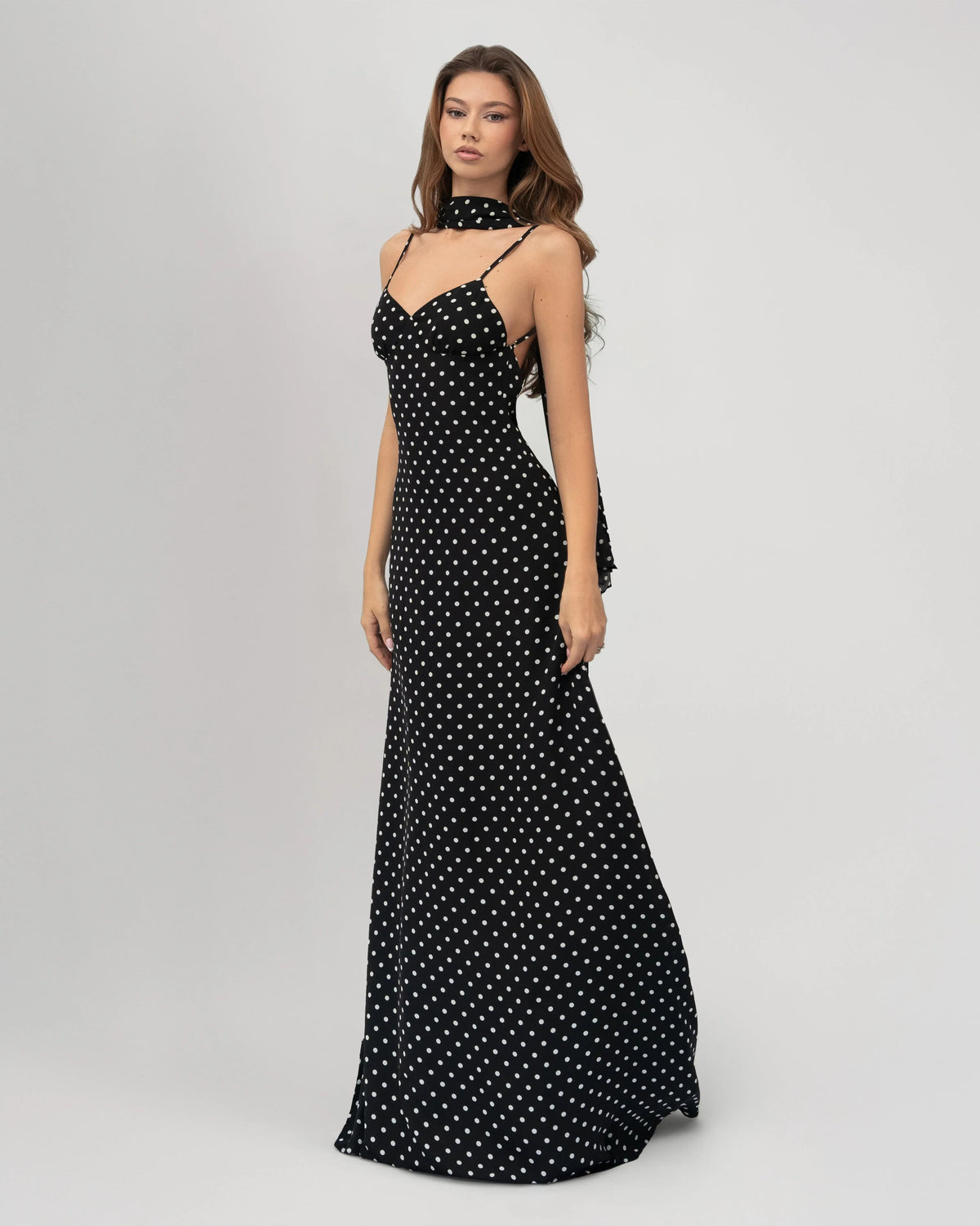 Polka Maxi Dress – Daphne by Maravesse