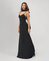 Daphne | Polka Maxi Dress