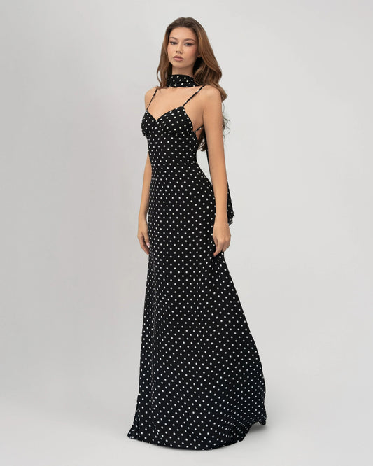 Polka Maxi Dress – Daphne by Maravesse