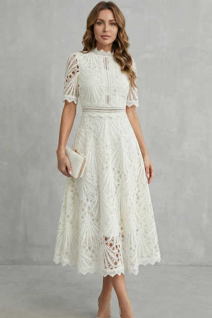 Lace Midi Dress – Fleur by Maravesse (6)