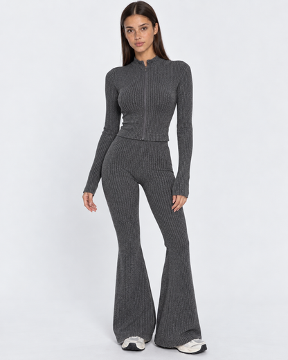 Knit Set in Dark Gray – Clementine by Maravesse