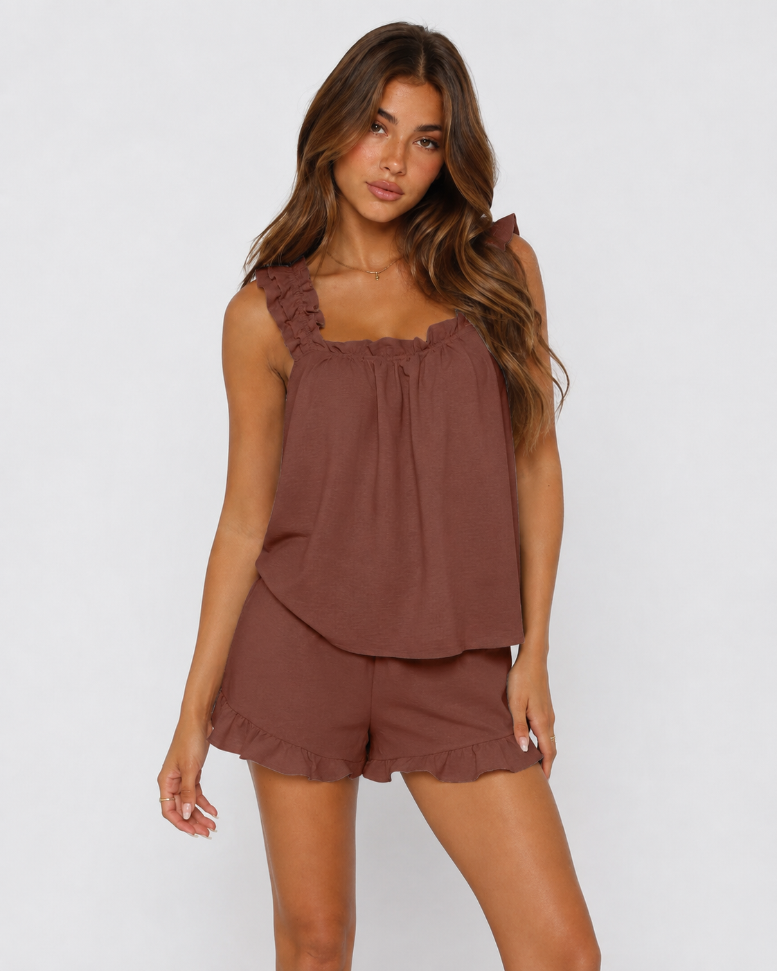 Ruffle Co-ord Set – Celine by Maravesse (30)
