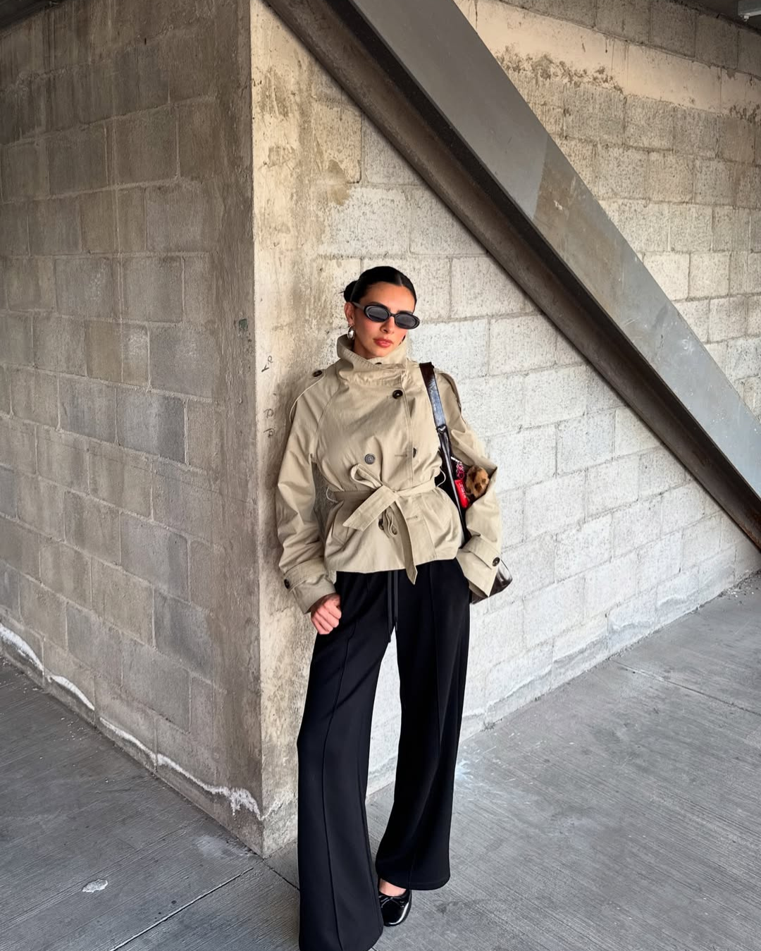 Trench Coat in Beige – Camille by Maravesse