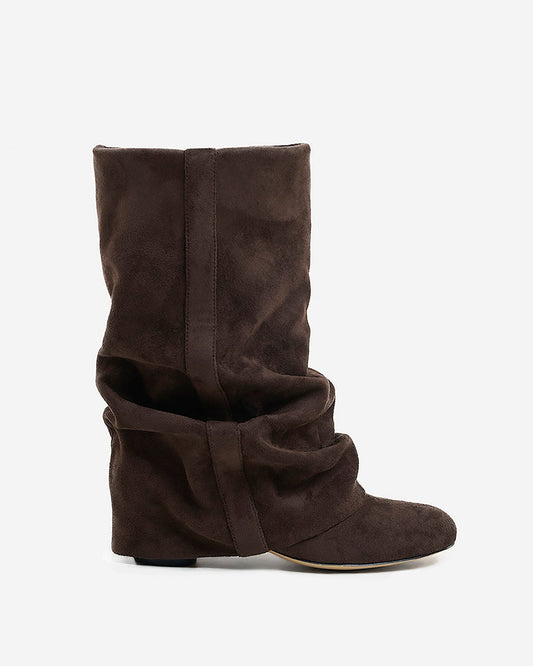Suede Slouchy Boots – Juliette by Maravesse