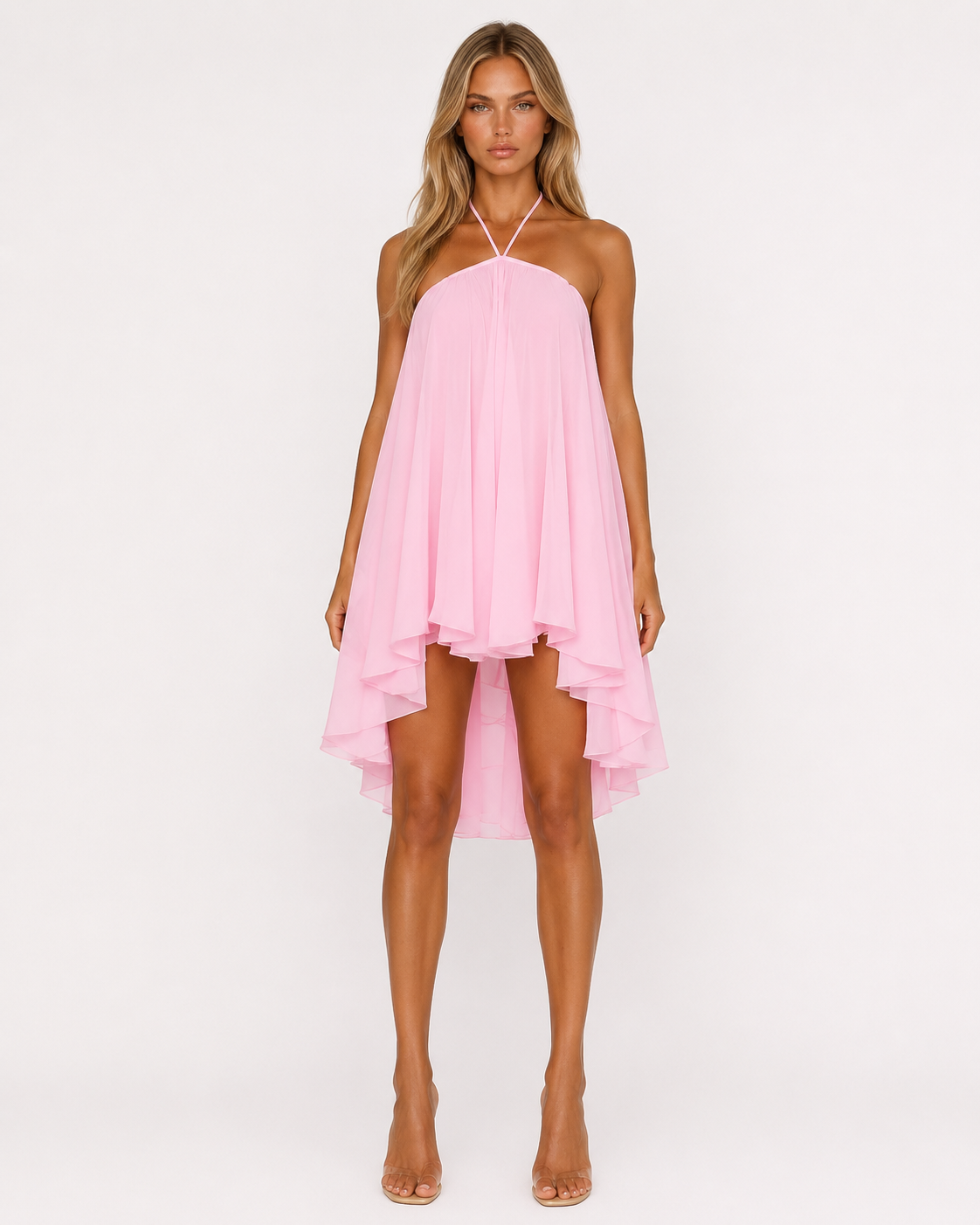 Mini Dress in Pink – Vigdis by Maravesse