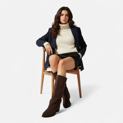 Knee High Chunky Boots – Arabella by Maravesse (4)