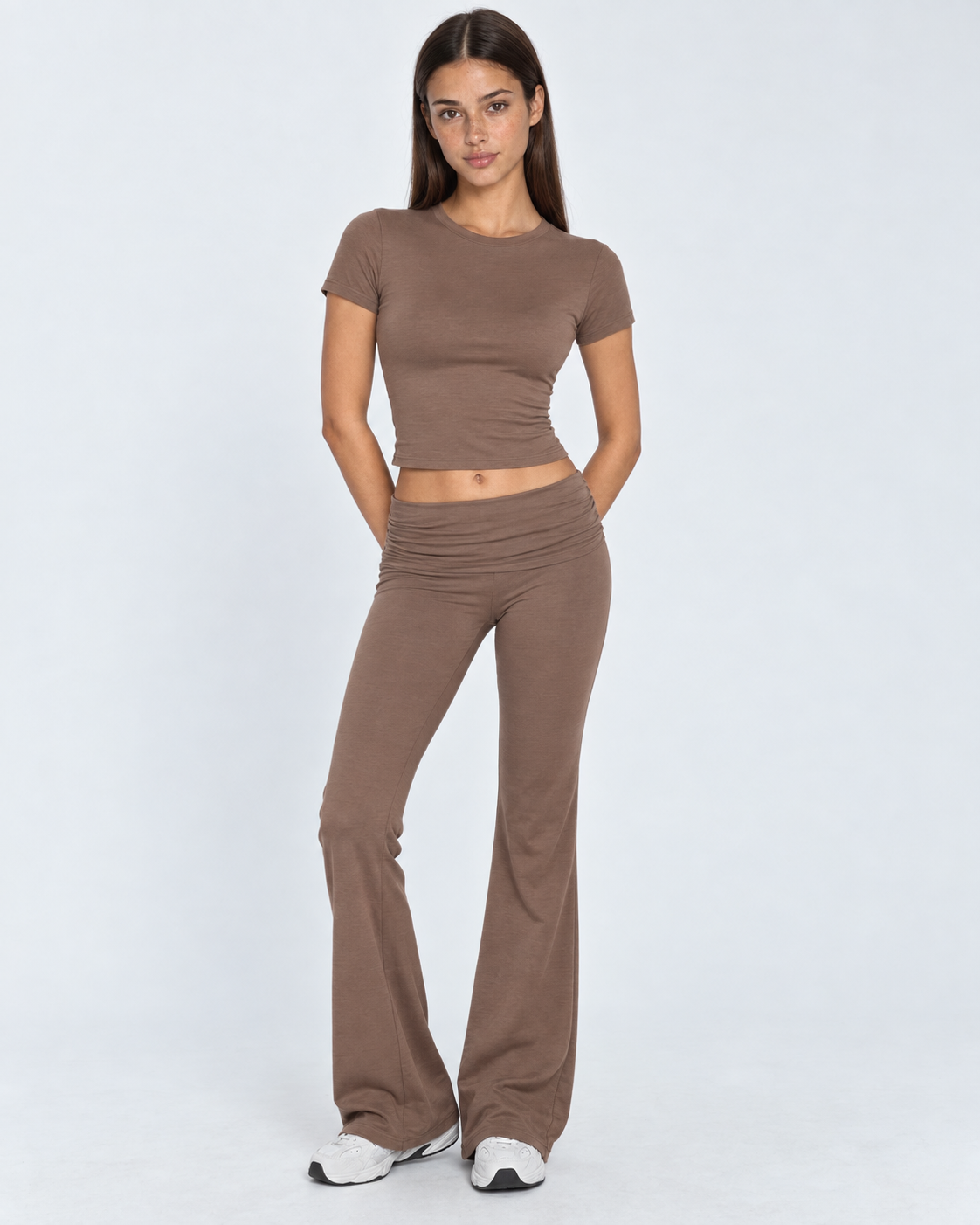 Co-ord Set in Brown – Rosalind by Maravesse
