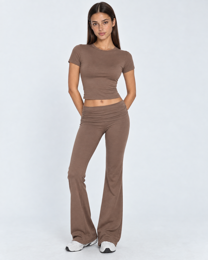 Co-ord Set in Brown – Rosalind by Maravesse