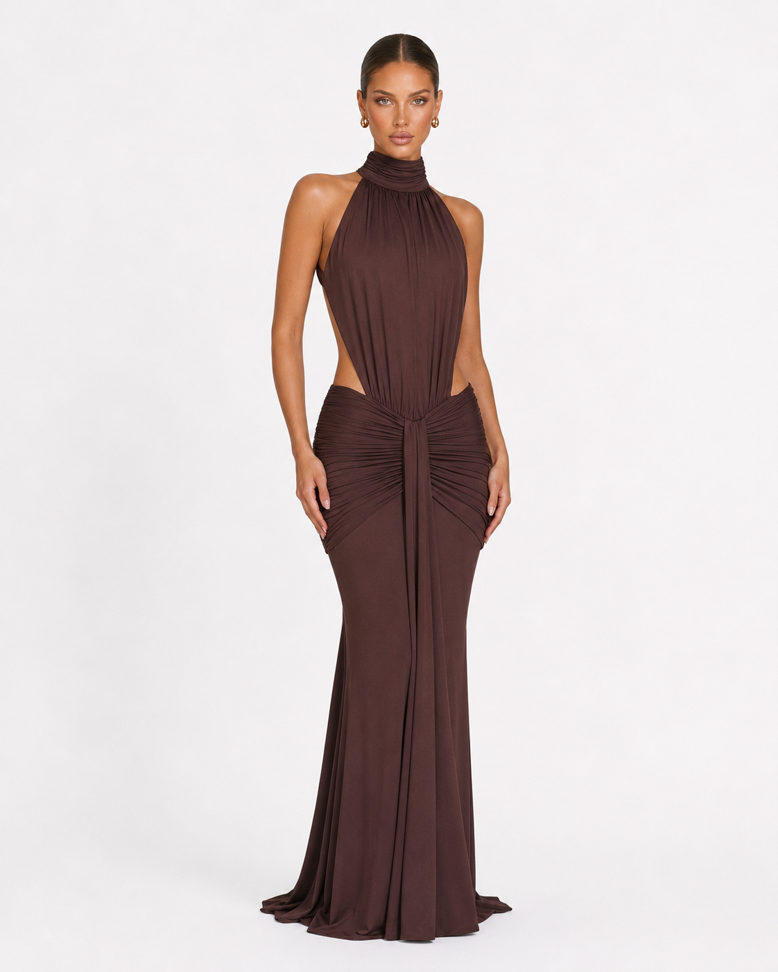 Gown in Brown – Astrid by Maravesse