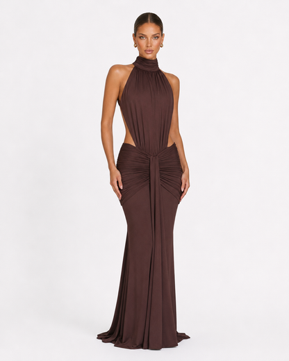 Gown in Brown – Astrid by Maravesse