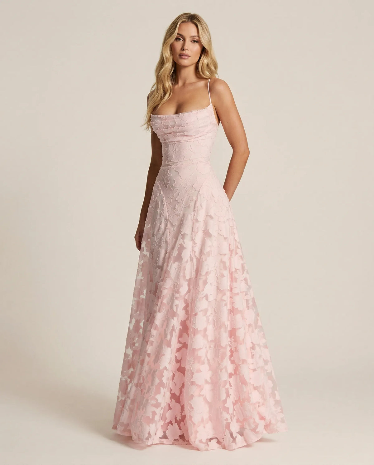 Floral Maxi Dress in Pink – Dagny by Maravesse