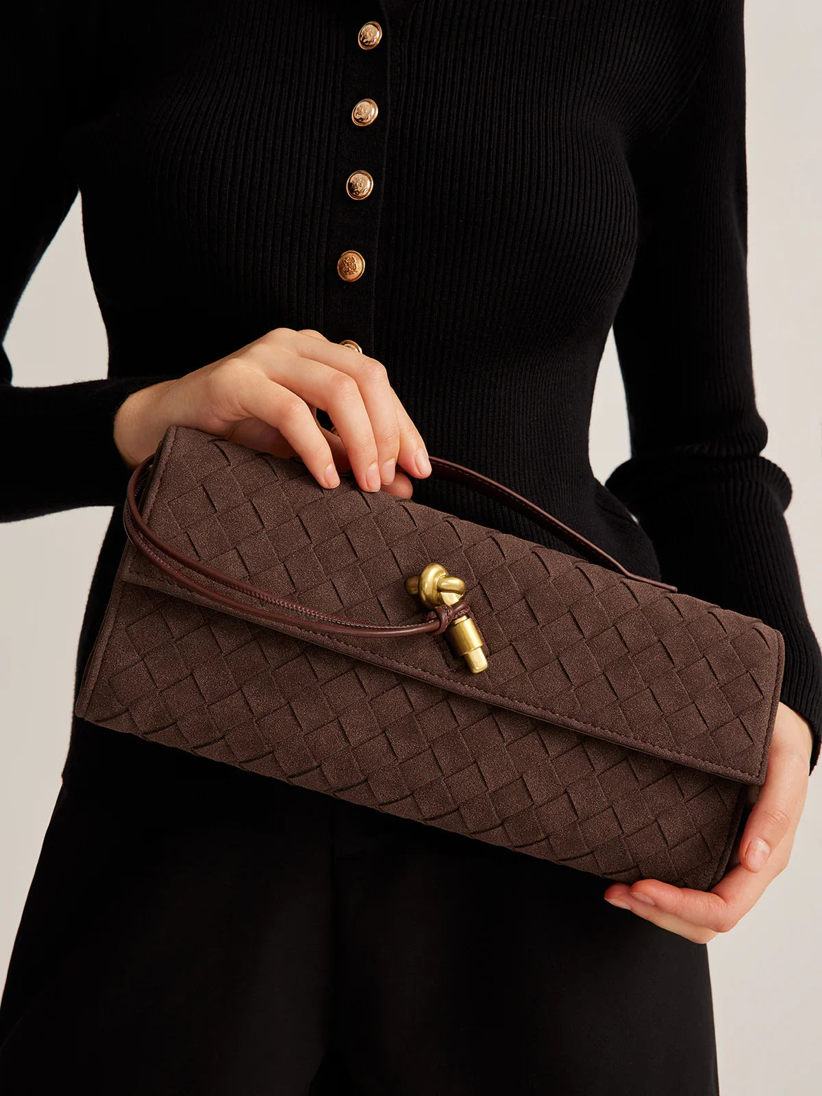 Suede Clutch – Elodie by Maravesse