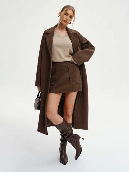 Tweed Oversized Coat – Giselle by Maravesse (2)
