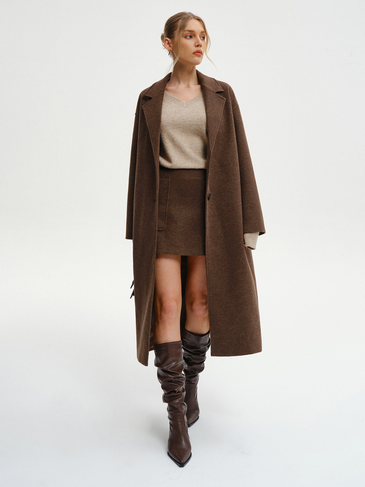 Tweed Oversized Coat – Giselle by Maravesse (7)