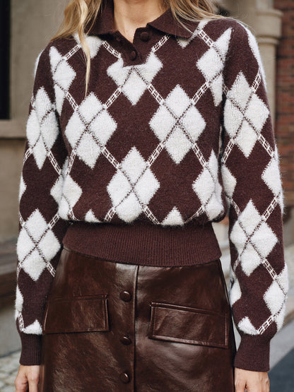 Plaid Cardigan – Lucille by Maravesse (4)