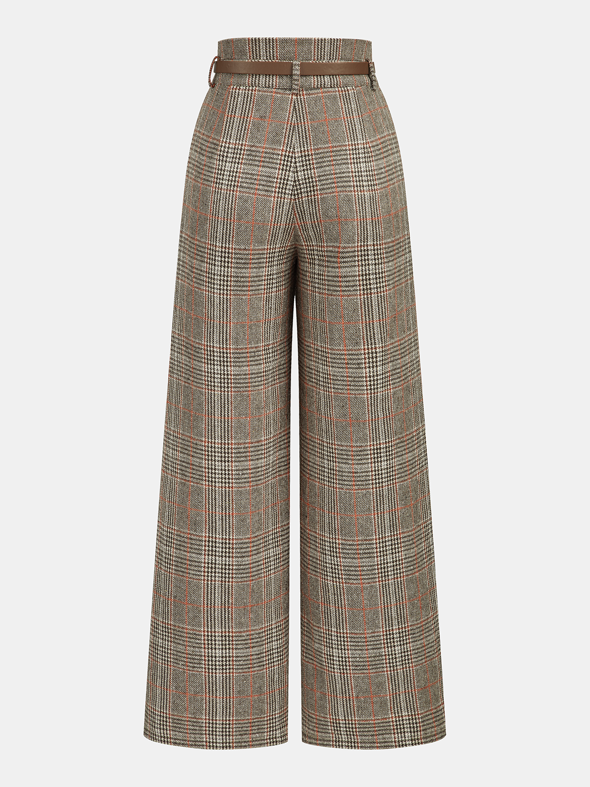 Plaid Belted Trousers – Valentina by Maravesse (3)