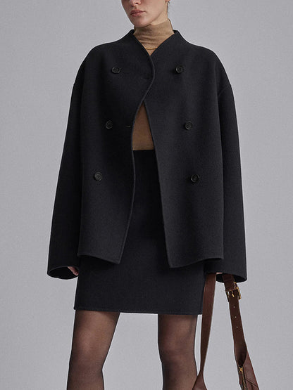 Oversized Puffer Jacket in Black – Mirabel by Maravesse