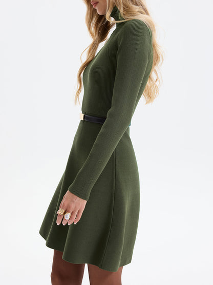 Knit Belted Mini Dress – Maeve by Maravesse (3)