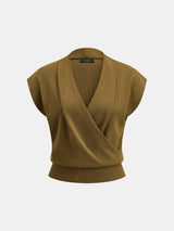 Anouk | Camel Wrap Cardigan