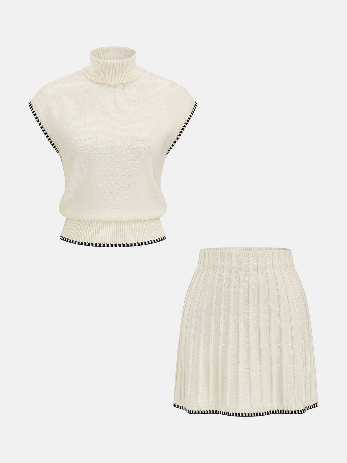 Turtleneck Knit Set – Augusta by Maravesse (2)