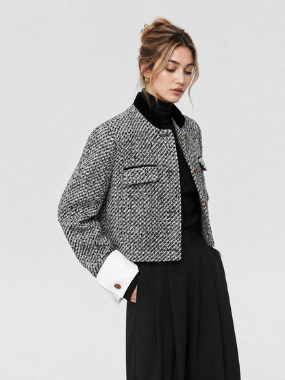 Bouclé Tweed Blazer – Valentina by Maravesse (4)