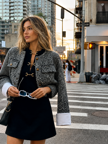 Bouclé Tweed Blazer – Valentina by Maravesse (2)