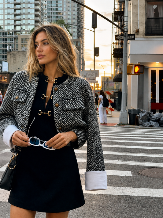 Bouclé Tweed Blazer – Valentina by Maravesse (2)