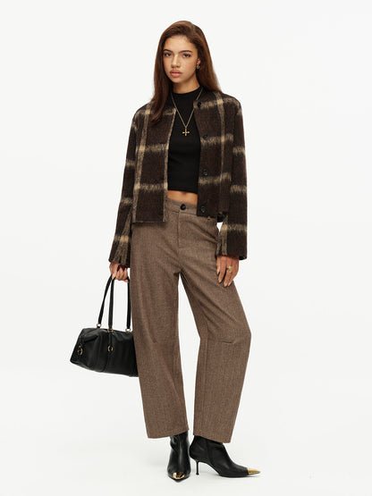 Plaid Wool Coat – Arabella by Maravesse (4)