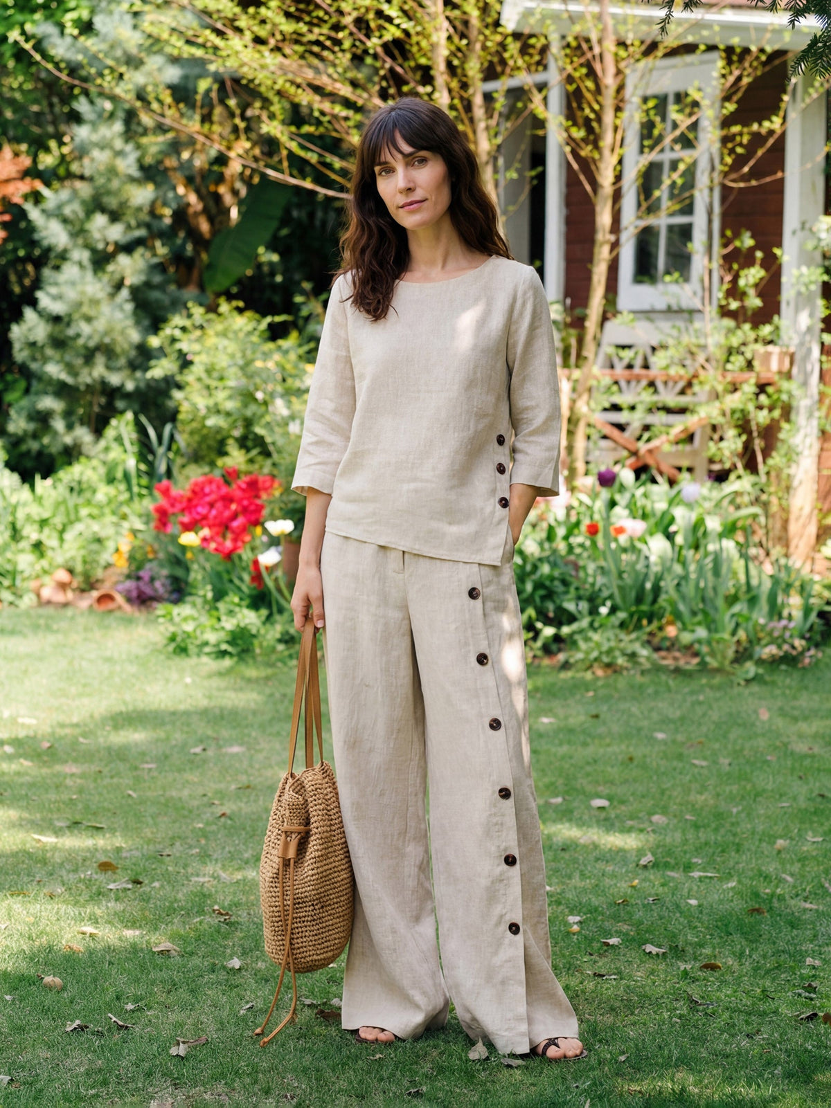 Linen Trousers – Lucille by Maravesse (3)