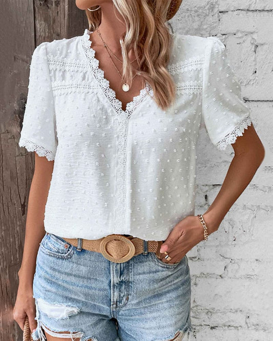 Bohemian Lace Blouse – Aurelia by Maravesse