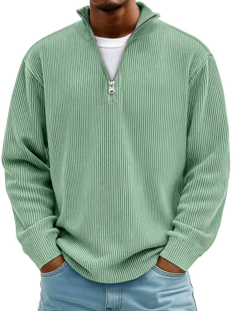 Jumper in Green – Genevieve by Maravesse