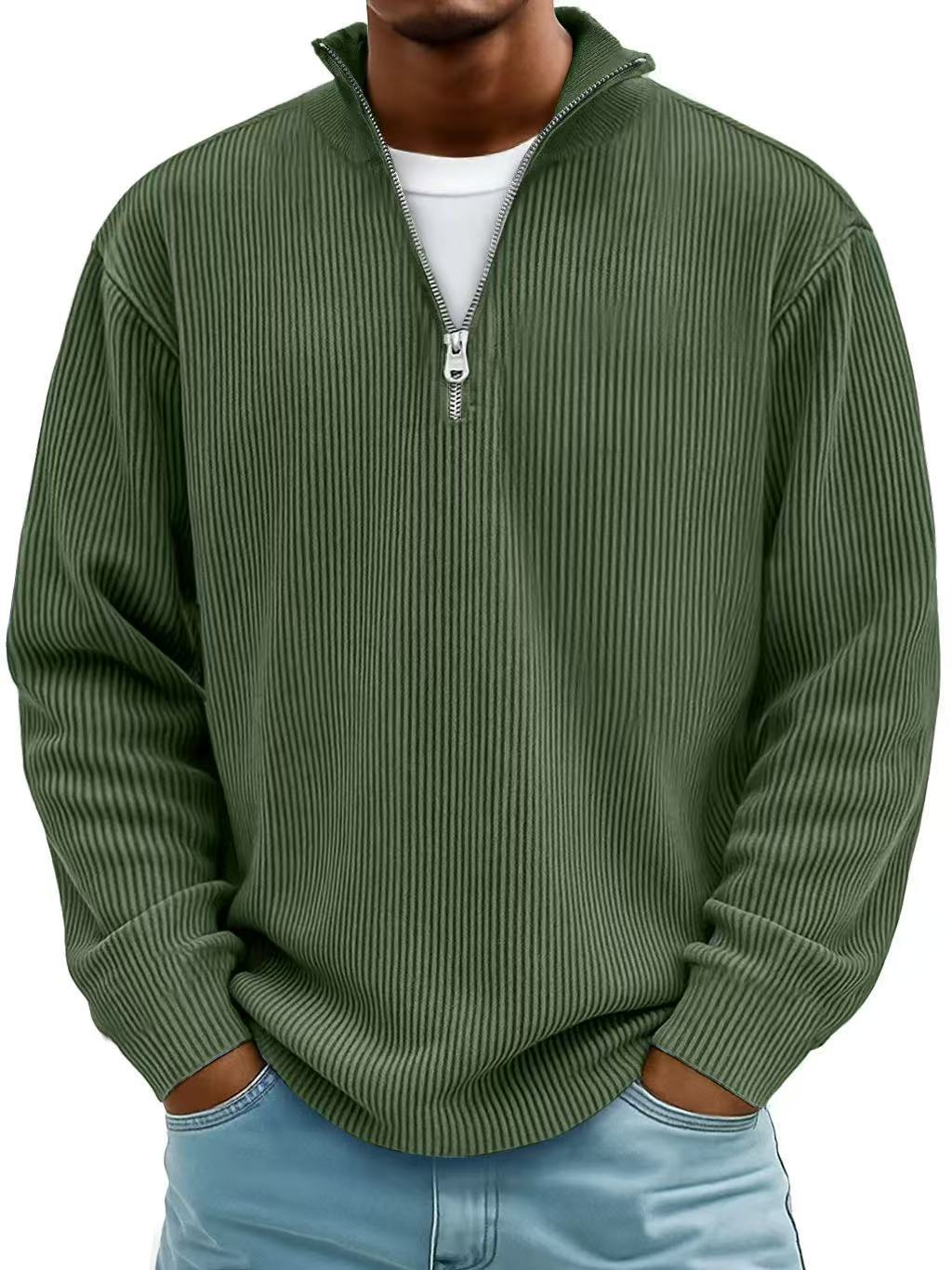 Jumper in Army green – Genevieve by Maravesse