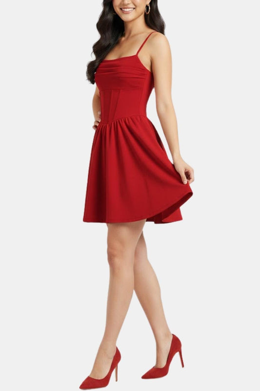 Ruched Mini Dress – Sienna by Maravesse (2)
