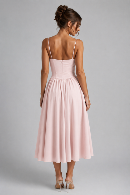 Lace Corset Midi Dress – Cleo by Maravesse (3)