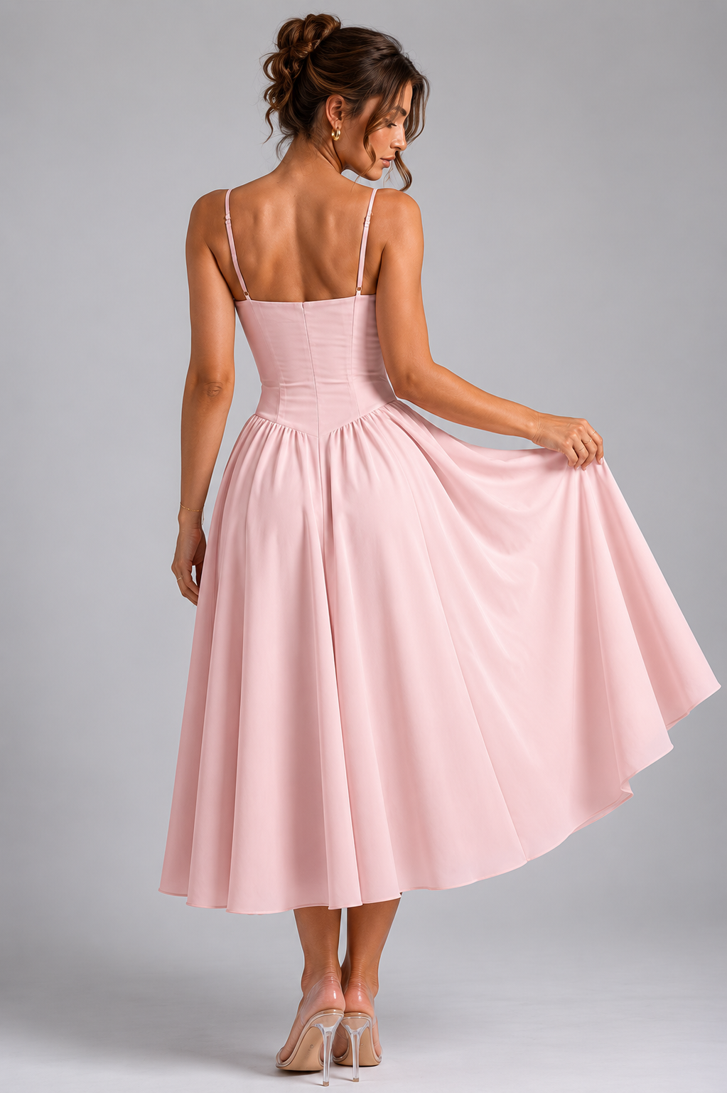 Lace Corset Midi Dress – Cleo by Maravesse (9)
