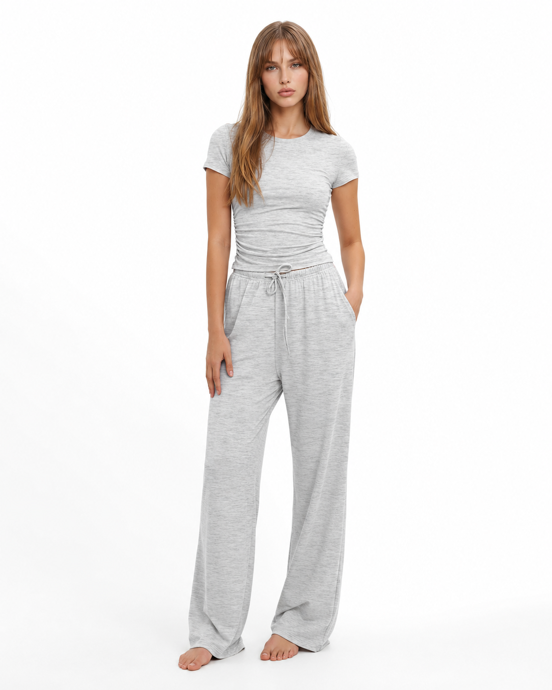Sleep Set in Light Grey – Beatrix by Maravesse