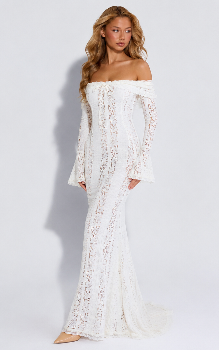 Lace Gown – Noor by Maravesse (9)