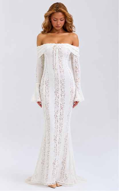 Lace Gown – Noor by Maravesse (12)