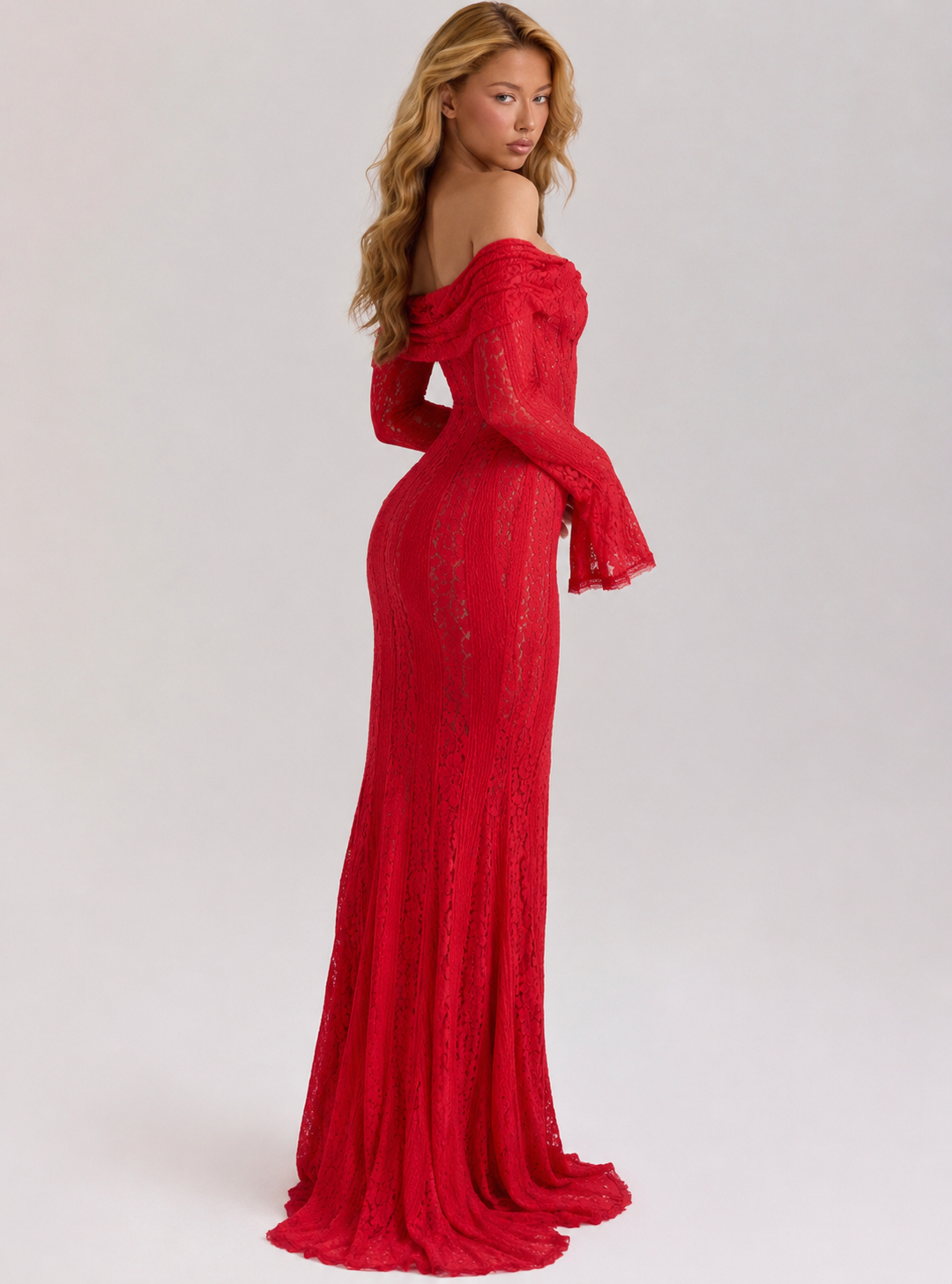 Lace Gown – Noor by Maravesse (6)