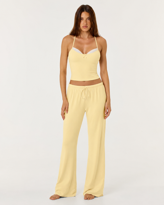 Sleep Set in Light Yellow – Elara by Maravesse