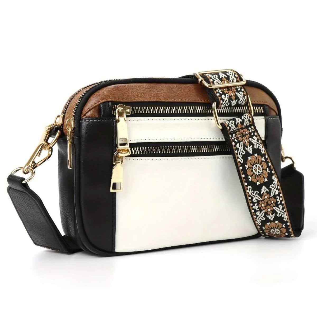 Embroidered Shoulder Bag in Multicolor – Lucille by Maravesse