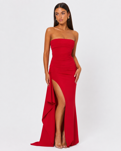 Maxi Dress in Red – Georgiana by Maravesse