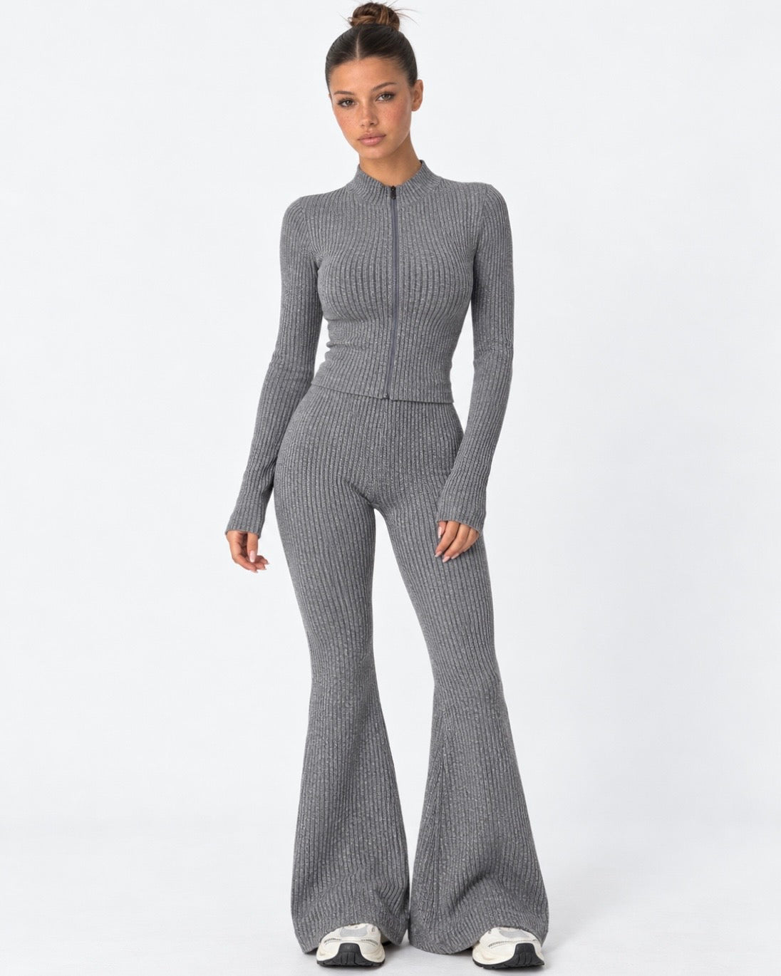 Knit Set in Gray – Clementine by Maravesse