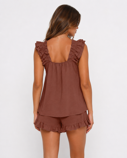 Ruffle Co-ord Set – Celine by Maravesse (32)