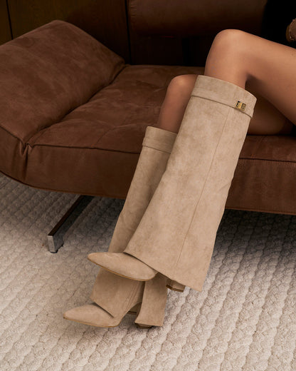 Knee High Suede Boots – Margaux by Maravesse (7)