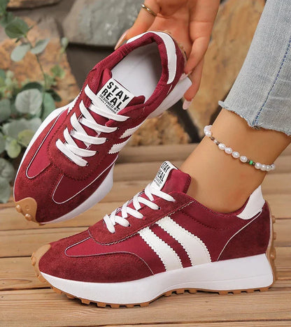 Sneakers in Red – Antoinette by Maravesse