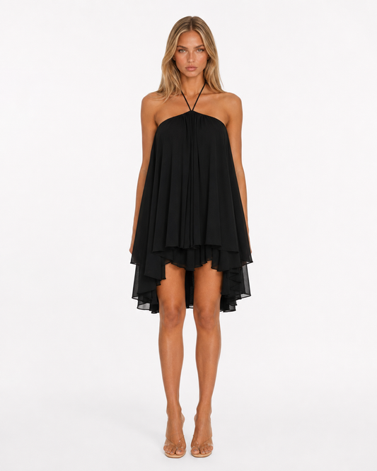Mini Dress in Black – Vigdis by Maravesse