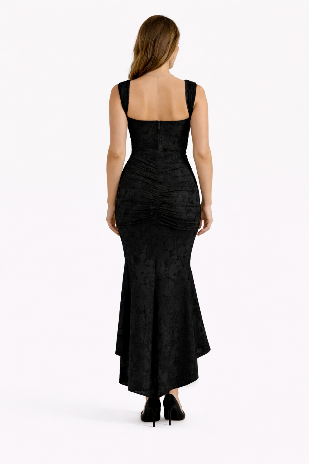 Satin Cowl Midi Dress – Zinnia by Maravesse (11)